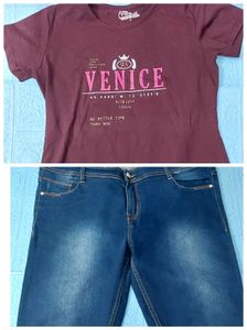 Combo ( tshirt+jeans)