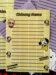 Customize BT21 Memos
