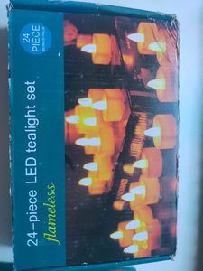 24-pieces LED Tealight Set For Diwali🎇 🪔🎇