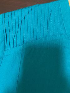 W Women’s Firozi (blue) Pintuck Kurta (18)xxxl