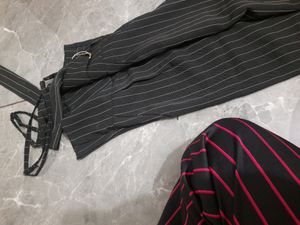 Dungree High Waist Pant