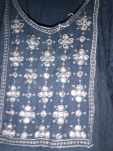 Mirror Work Women Kurti