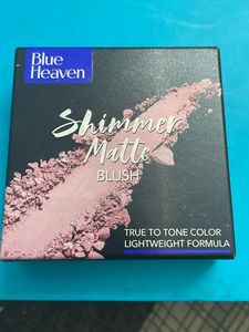 Blue Heaven Shimmer Matte Blush