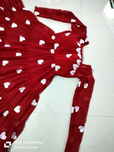Red ♥️ Ruffle Dress