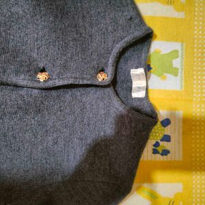 Elegant Grey Cardigan