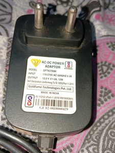12V 1A Power Supply Adapter, AC 100-270V to DC 12Volt Transformers, Switching Power Source 3528/5050 LED Strip Lights String, 24W Max, 2.1mm X 5.5mm fro Printers, Tablets, Black