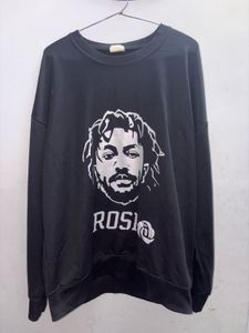 Graphic Print Black Sweatshirt