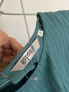 Teal Embroidered Top