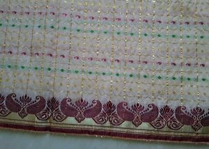 New Elegant Cotton-Soft Silk Embroidery Saree✨
