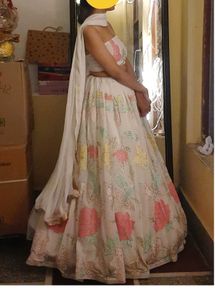Cutest White Lehenga