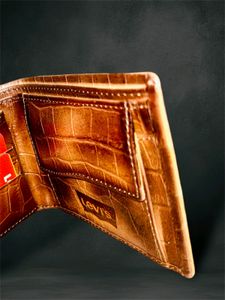 Levis Genuine Leather Wallet Men&#39;s Wooden Box