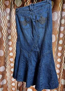 Denim Mermaid Skirt
