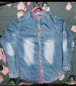 INFO MEN  DENIM T SHIRT LIKE NEW