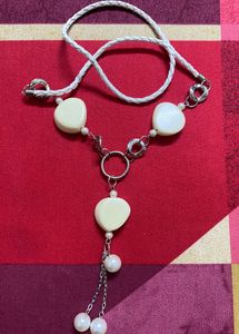 Beautiful White Neck Piece For Western And Indian Wear