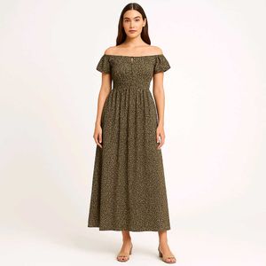 Floral Off-Shoulder Dress