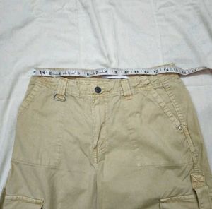 Beige Cargo Pants