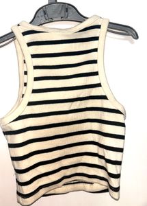 Striped Cropped Tank Top