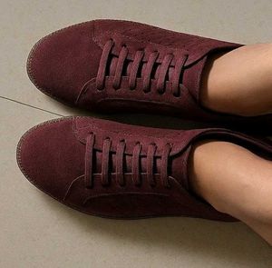 Burgundy Casual Shoes