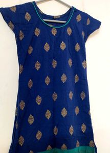 Neavy Blue Short Kurti/Kurta