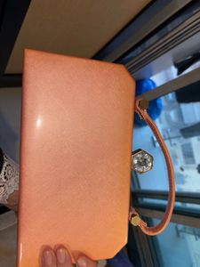 Elegant Peach Clutch