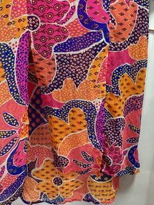 Global desi Multicolor Print Slit Kurta