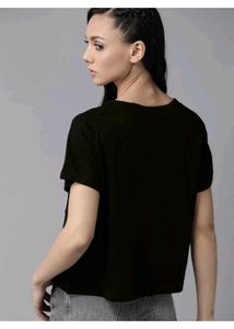 Roadster Typographic Black Tshirt