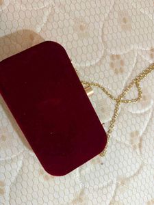 Anouk Embroidered Box Clutch