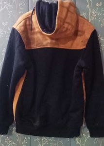 Brown &amp; Black Zippered Jacket size M
