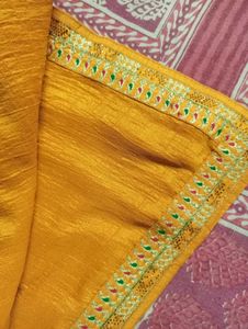 Elegant Yellow Saree