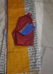 Elegant Art Silk Saree With Blouse