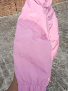 Anko Baby Girl's Coat In Pink Colour With Pocket