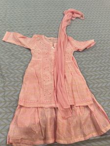 Girls' Pink Sharada Set