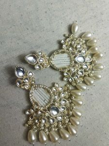 Elegant Pearl &amp; Crystal Earrings