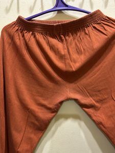Rust Colour Leggings Size M