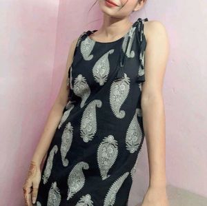 Paisley printed cotton kurti