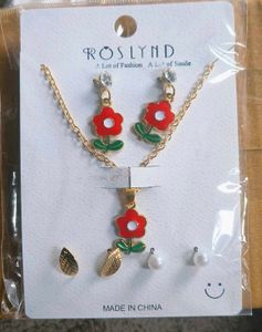 Roslynd Flower Jewelry Set 1
