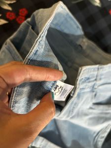 Blue Denim Shorts