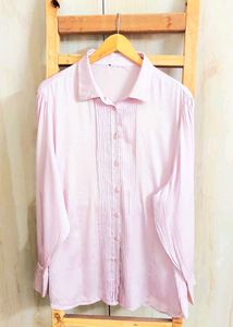 Levender Colour Satin Shirt Size-44-46