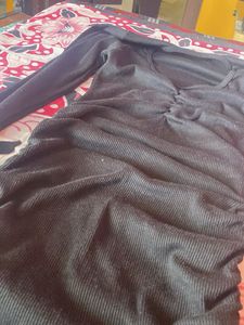 Black Bodycon Long Sleeve Dress