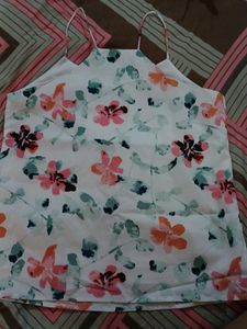 Florat White Marie Claire Top