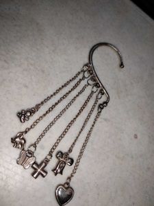 Dangling Charm Ear Cuff