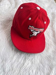 New era shark red cap