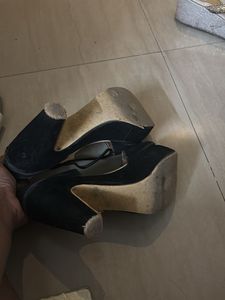 Black high heels