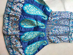 Peacock Colour Lahanga