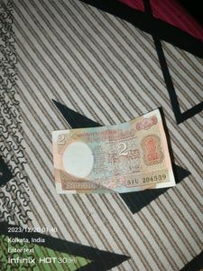 2 Rupees Note Just Like New