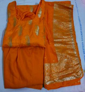 Orange Salwar Suit