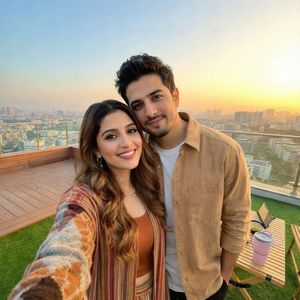 ✨Boho-Glam Sunset Stria Co-Ord Set✨ 💫Festive!