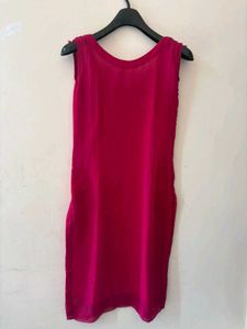 Pink Sleeveless Suit