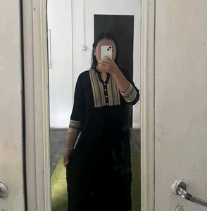 Elegant Black Kurta