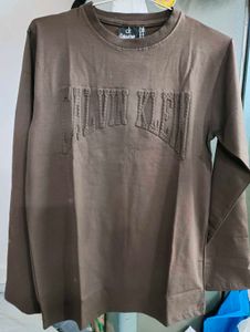 Calvin Klein Brown Long Sleeve Tee